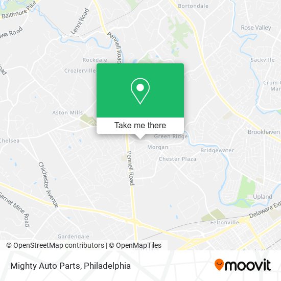 Mighty Auto Parts map