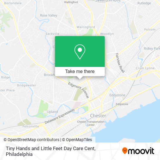 Tiny Hands and Little Feet Day Care Cent map