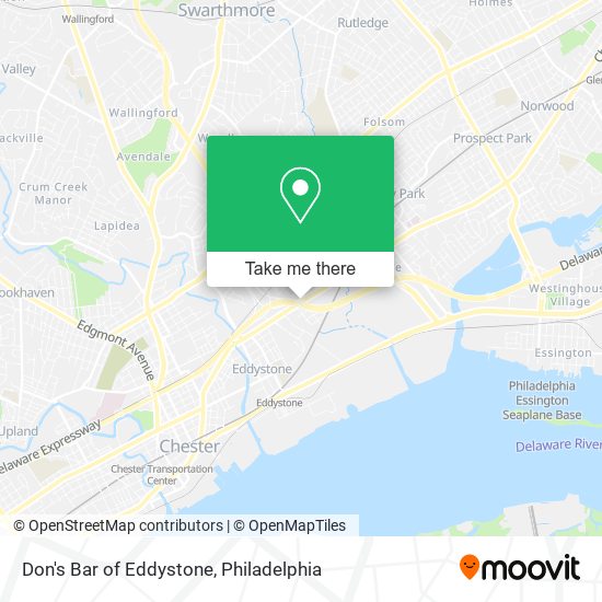 Don's Bar of Eddystone map