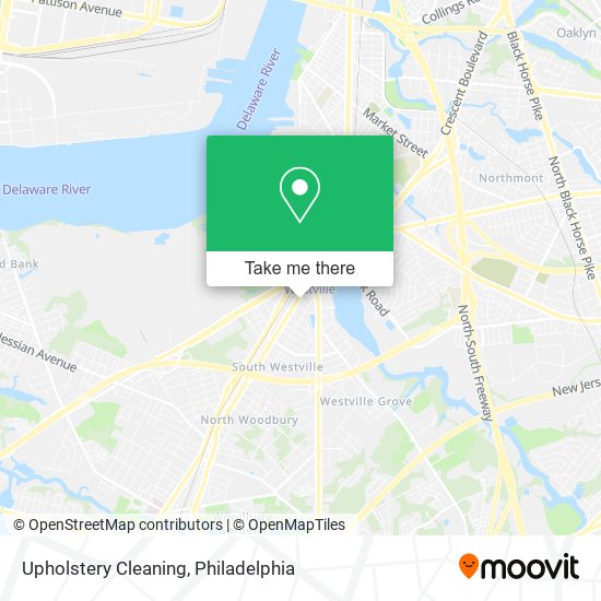 Mapa de Upholstery Cleaning