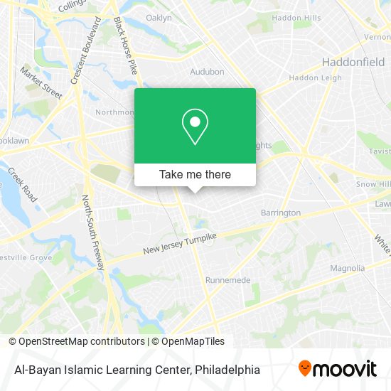 Mapa de Al-Bayan Islamic Learning Center