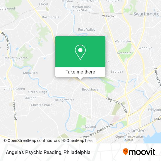 Angela's Psychic Reading map