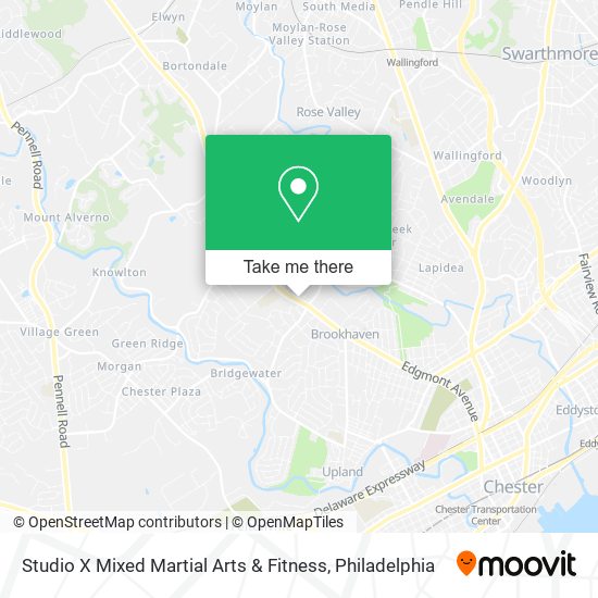 Mapa de Studio X Mixed Martial Arts & Fitness
