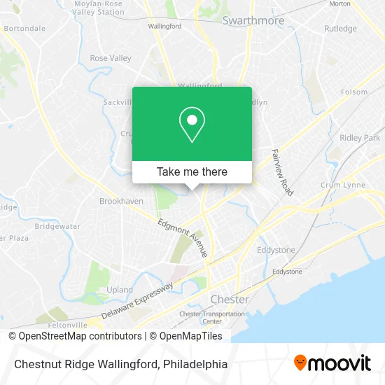 Chestnut Ridge Wallingford map