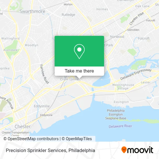 Precision Sprinkler Services map