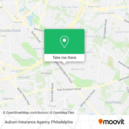 Auburn Insurance Agency map