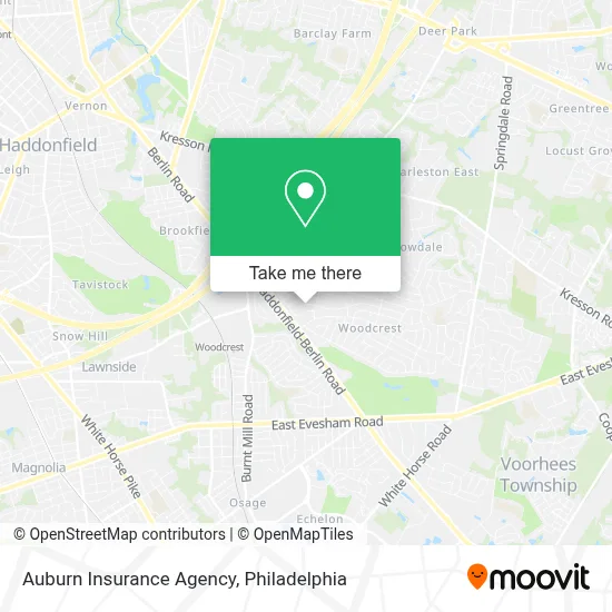 Auburn Insurance Agency map