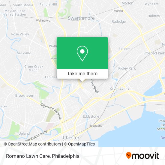 Romano Lawn Care map