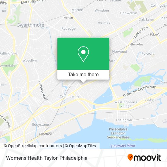 Womens Health Taylor map