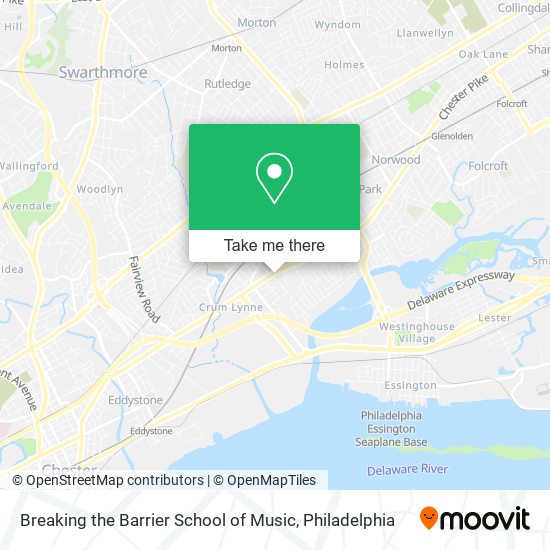 Breaking the Barrier School of Music map