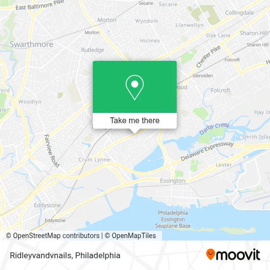 Ridleyvandvnails map