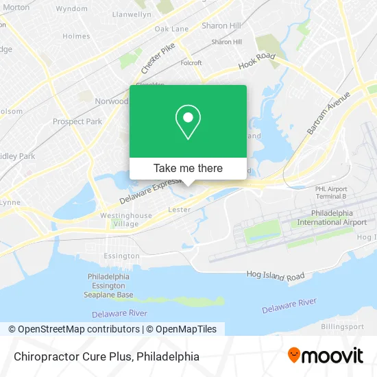 Chiropractor Cure Plus map