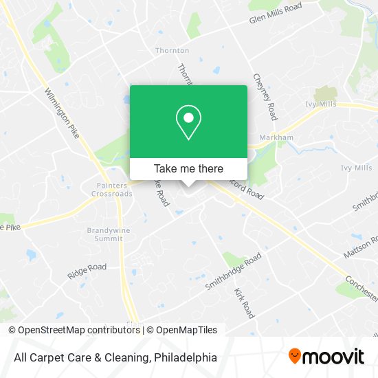 All Carpet Care & Cleaning map