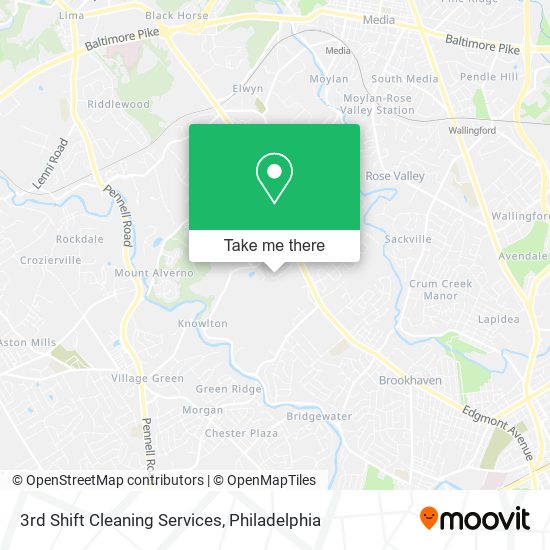 Mapa de 3rd Shift Cleaning Services