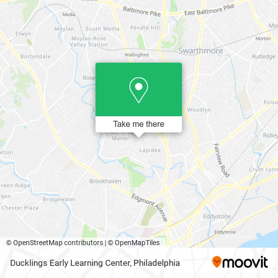 Mapa de Ducklings Early Learning Center
