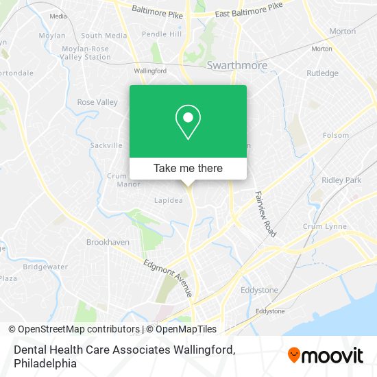 Mapa de Dental Health Care Associates Wallingford
