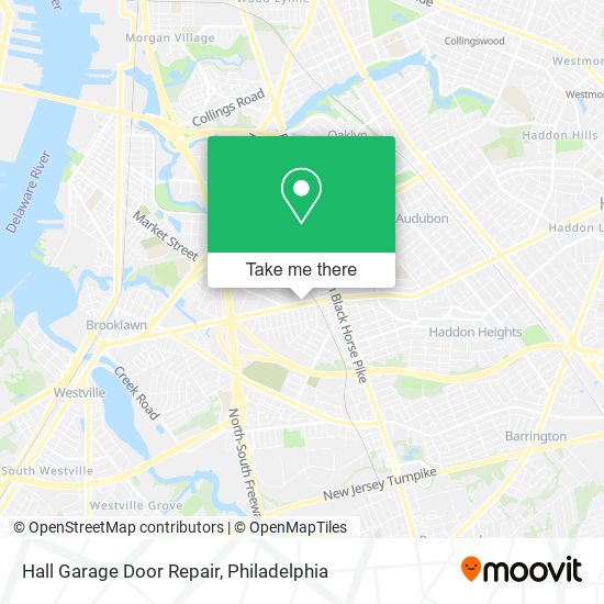 Hall Garage Door Repair map