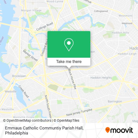 Mapa de Emmaus Catholic Communtiy Parish Hall