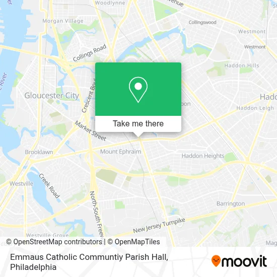 Emmaus Catholic Communtiy Parish Hall map