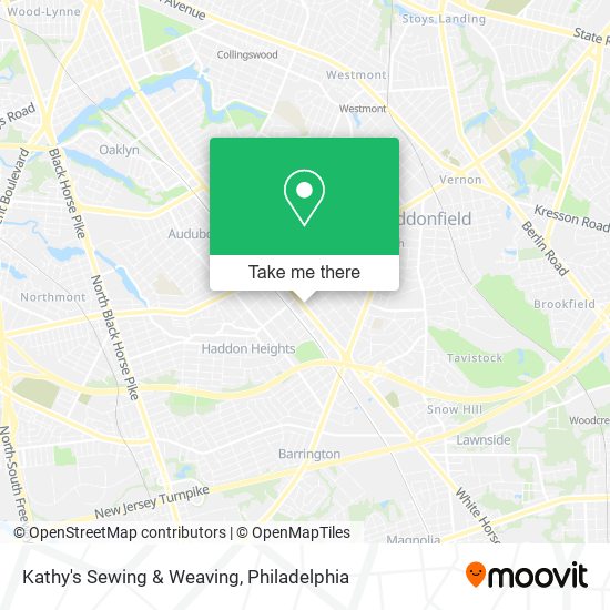 Kathy's Sewing & Weaving map