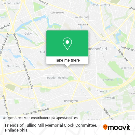 Friends of Fulling Mill Memorial Clock Committee map