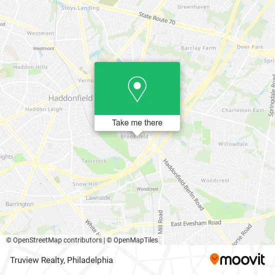 Truview Realty map