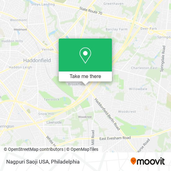 Mapa de Nagpuri Saoji USA
