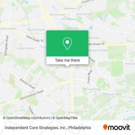 Independent Core Strategies, Inc. map