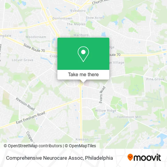 Comprehensive Neurocare Assoc map