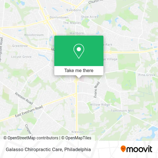 Galasso Chiropractic Care map
