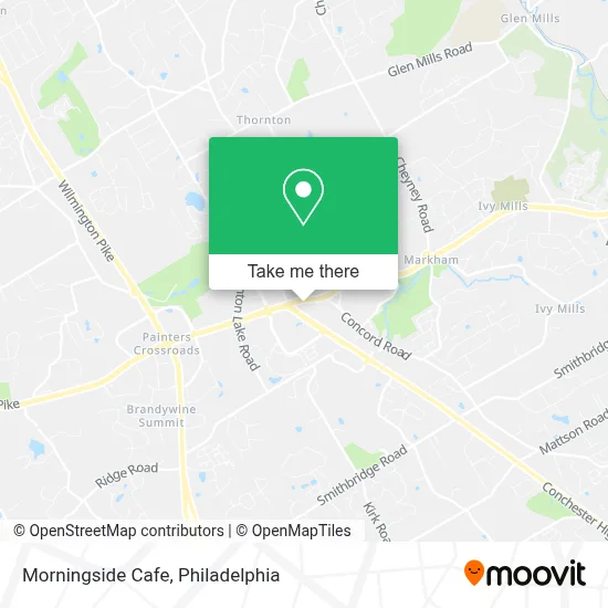 Morningside Cafe map