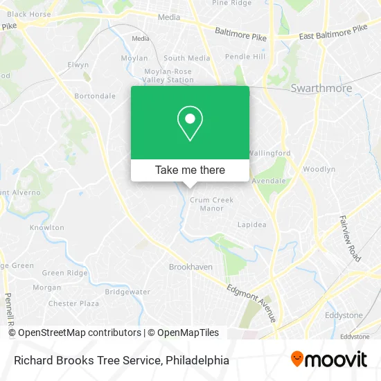 Mapa de Richard Brooks Tree Service
