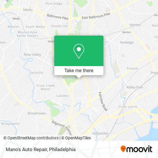 Mapa de Mano's Auto Repair