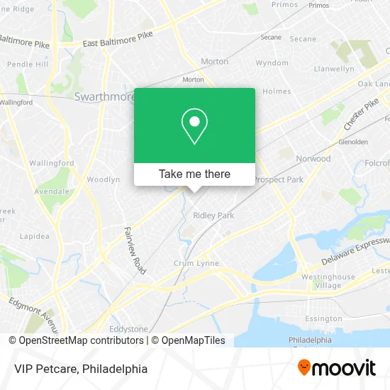 VIP Petcare map