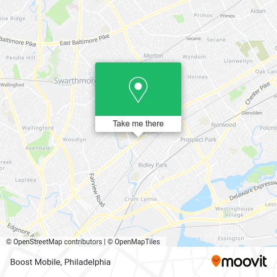 Boost Mobile map