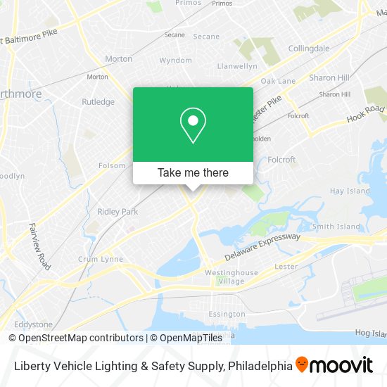 Liberty Vehicle Lighting & Safety Supply map