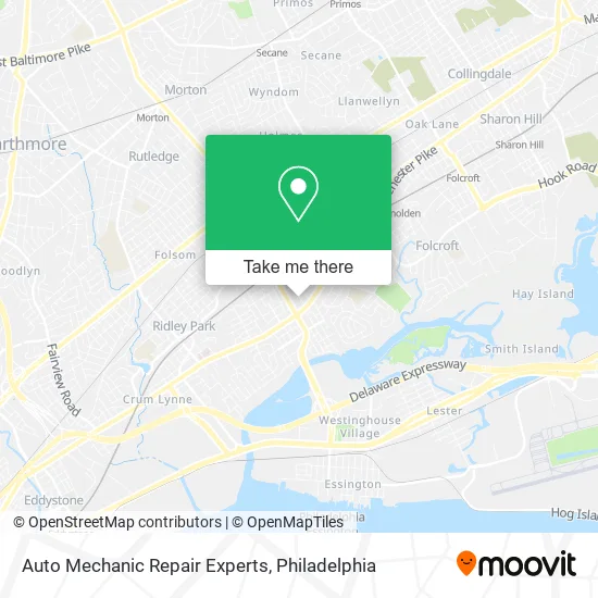 Auto Mechanic Repair Experts map