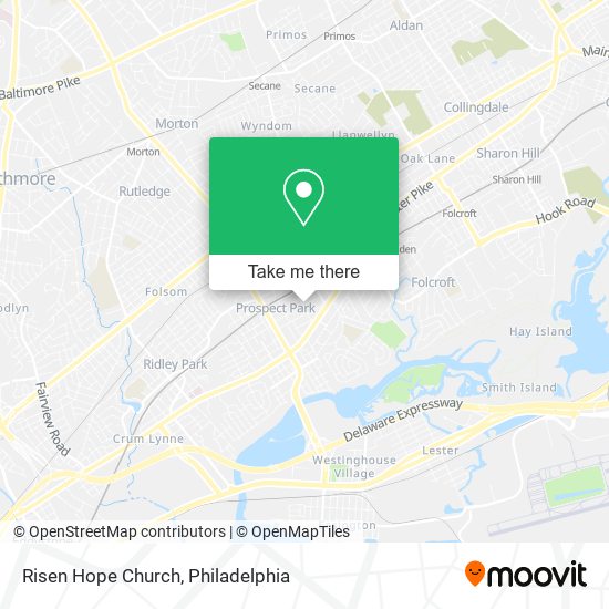 Mapa de Risen Hope Church