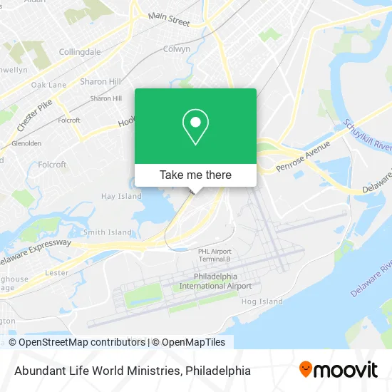 Abundant Life World Ministries map