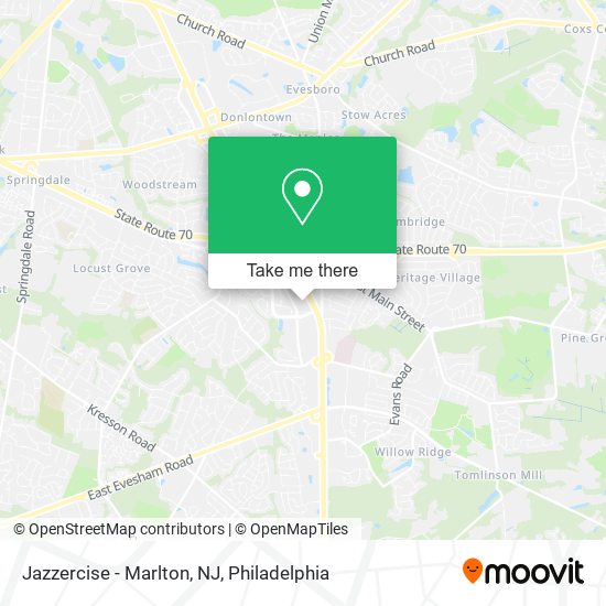Jazzercise - Marlton, NJ map