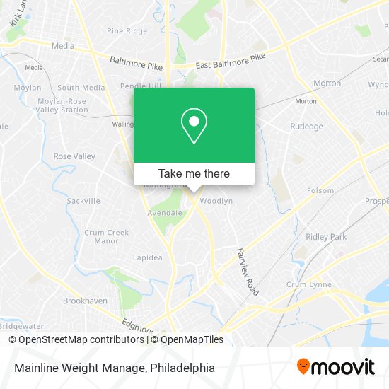 Mainline Weight Manage map