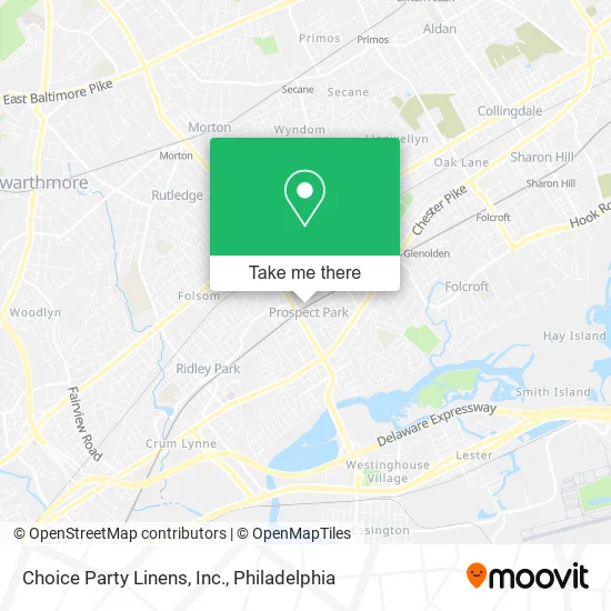 Choice Party Linens, Inc. map