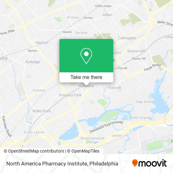 North America Pharmacy Institute map