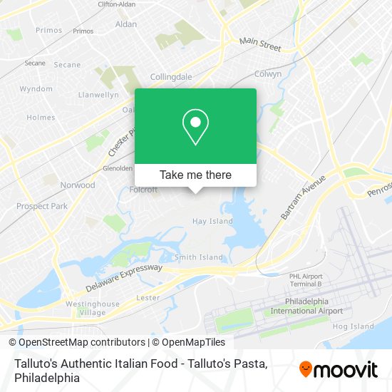 Talluto's Authentic Italian Food - Talluto's Pasta map