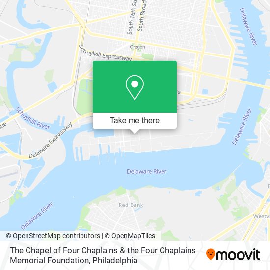 The Chapel of Four Chaplains & the Four Chaplains Memorial Foundation map