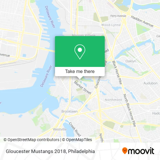 Gloucester Mustangs 2018 map