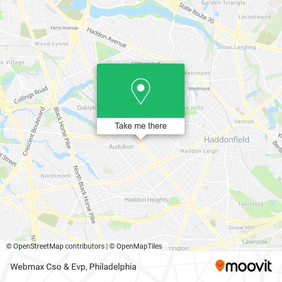 Mapa de Webmax Cso & Evp