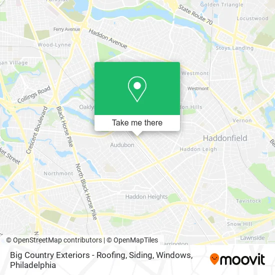 Mapa de Big Country Exteriors - Roofing, Siding, Windows