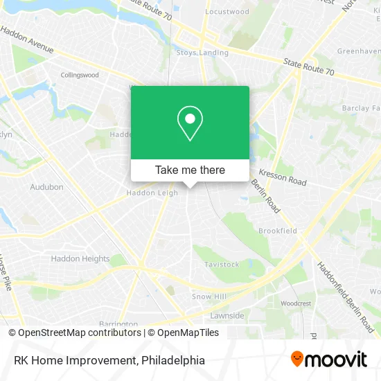 RK Home Improvement map