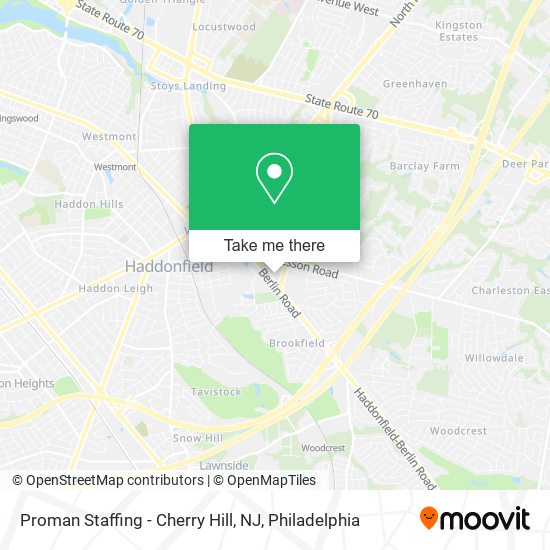 Proman Staffing - Cherry Hill, NJ map